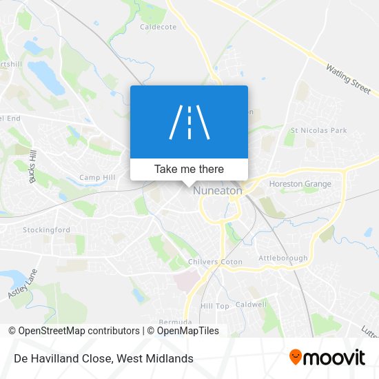 De Havilland Close map