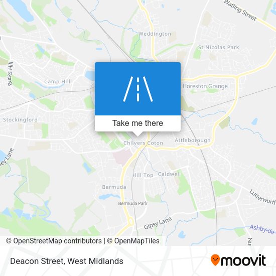 Deacon Street map