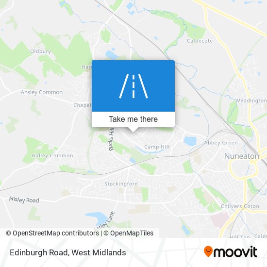 Edinburgh Road map