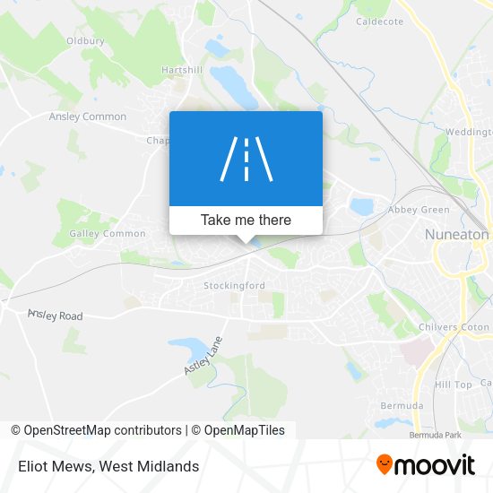 Eliot Mews map