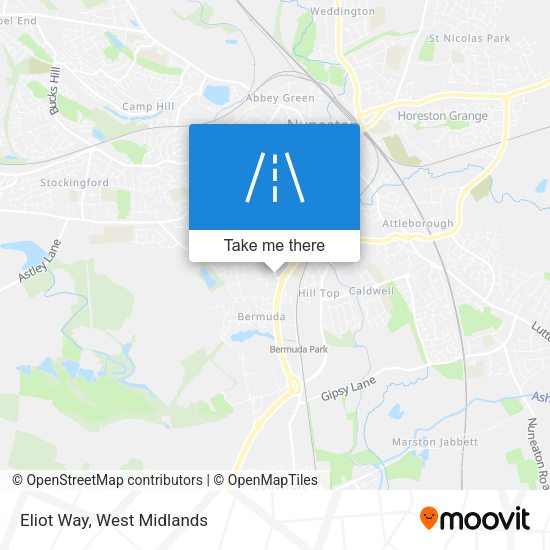 Eliot Way map