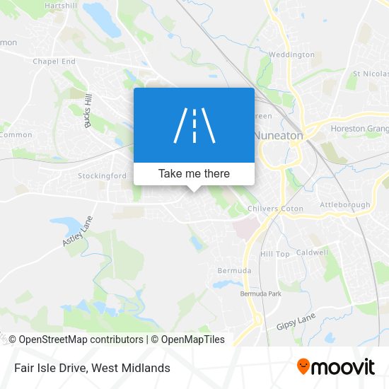 Fair Isle Drive map
