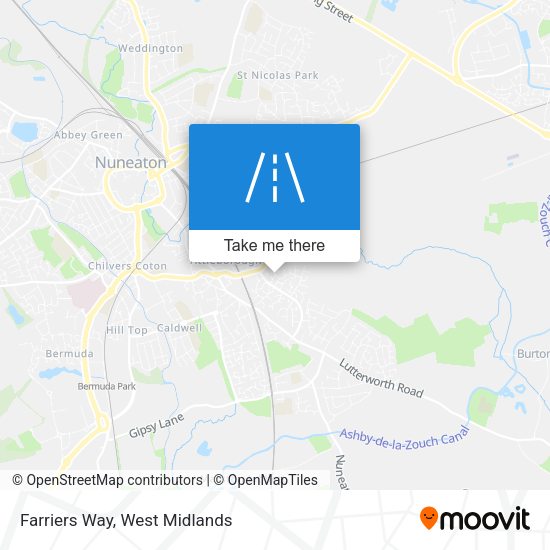 Farriers Way map