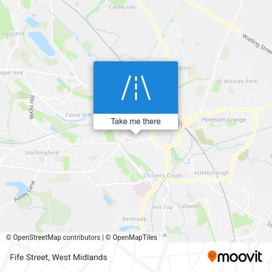 Fife Street map