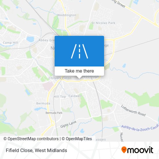 Fifield Close map