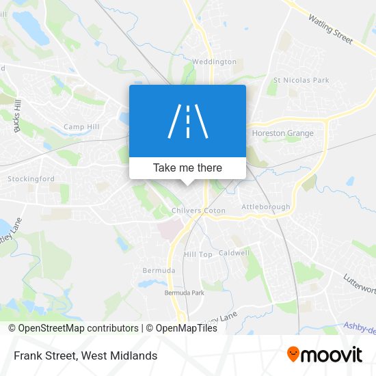 Frank Street map