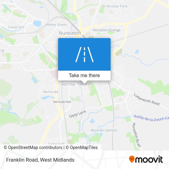 Franklin Road map