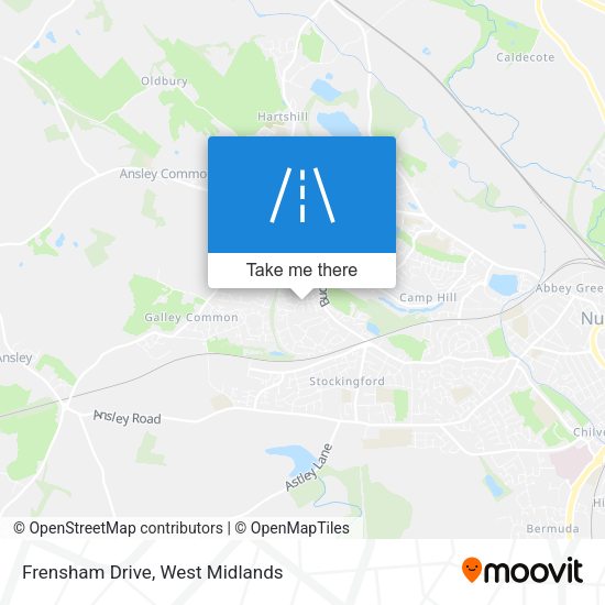 Frensham Drive map
