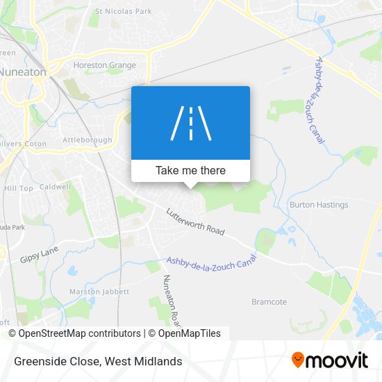 Greenside Close map