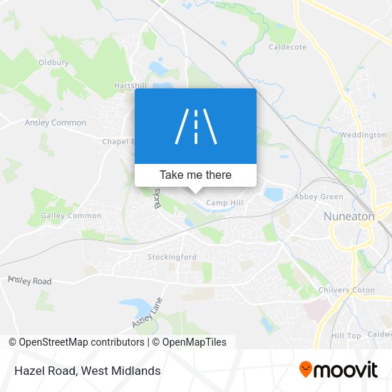 Hazel Road map