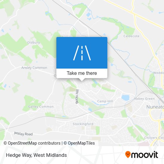 Hedge Way map
