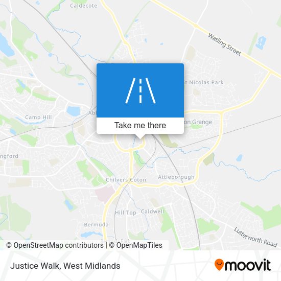 Justice Walk map