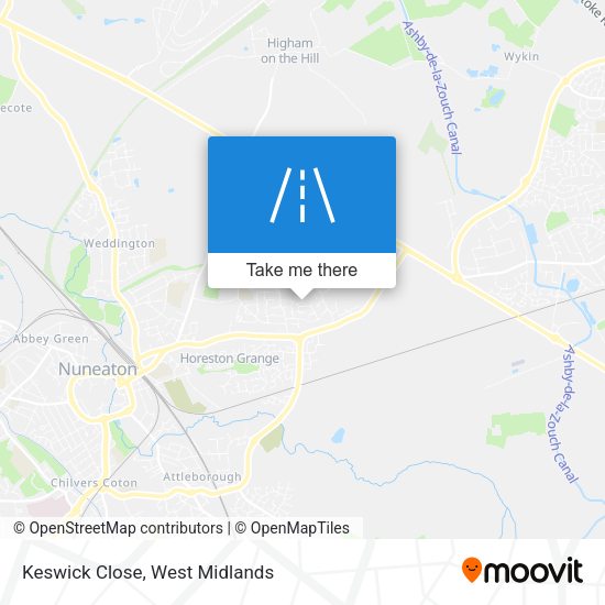 Keswick Close map