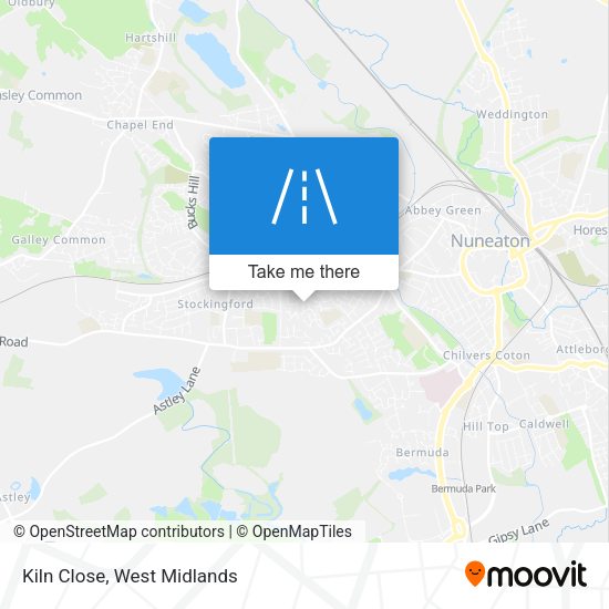 Kiln Close map