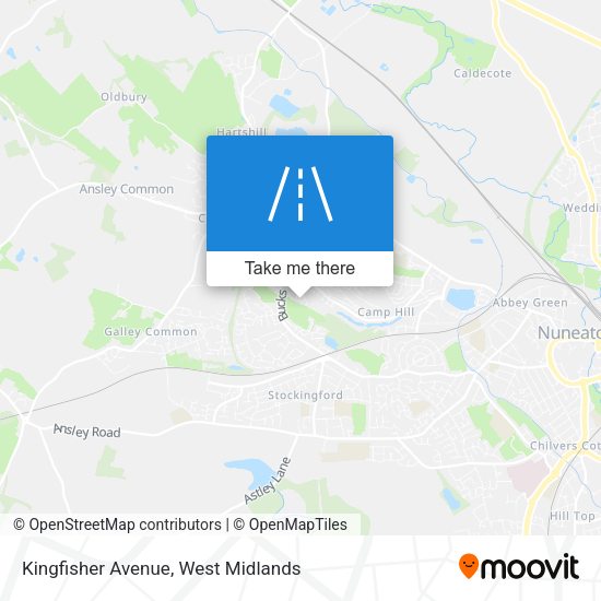 Kingfisher Avenue map