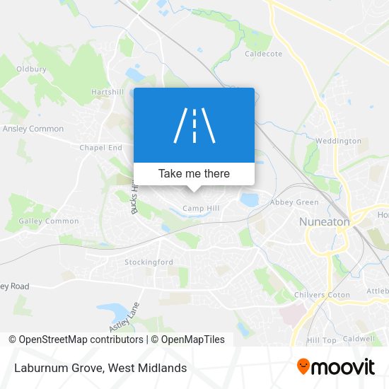 Laburnum Grove map
