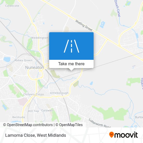 Lamorna Close map