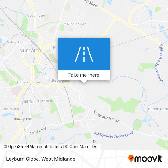 Leyburn Close map