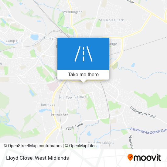 Lloyd Close map