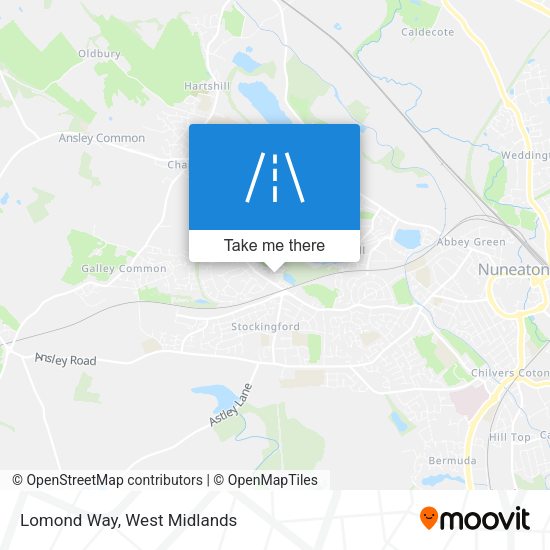 Lomond Way map