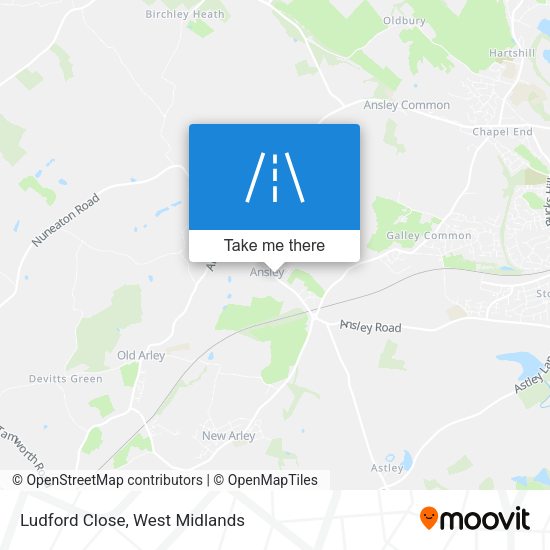 Ludford Close map