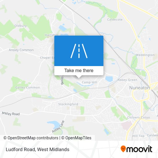 Ludford Road map