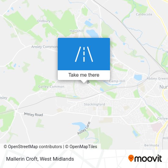 Mallerin Croft map