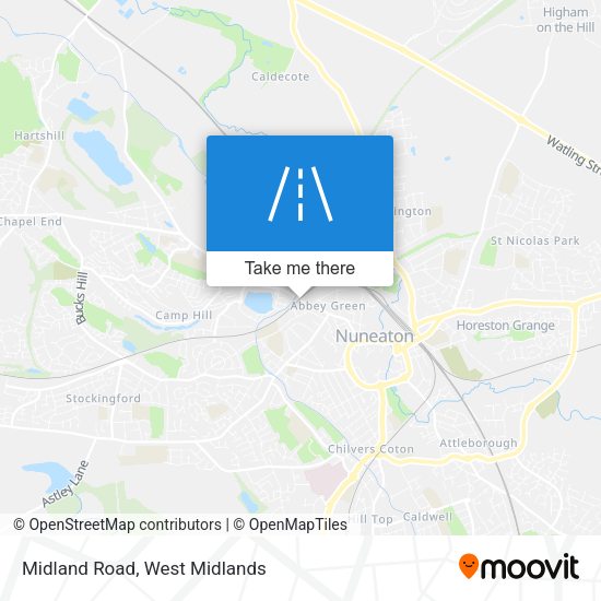 Midland Road map