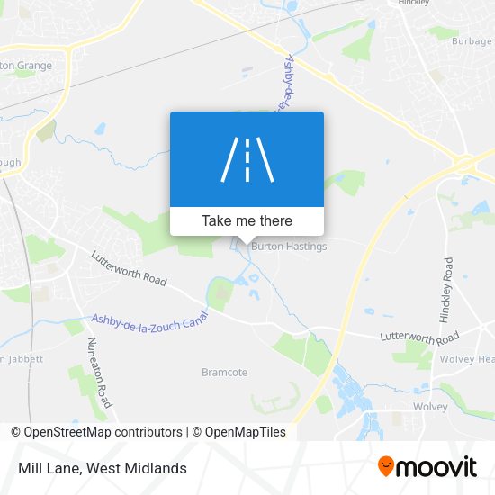 Mill Lane map