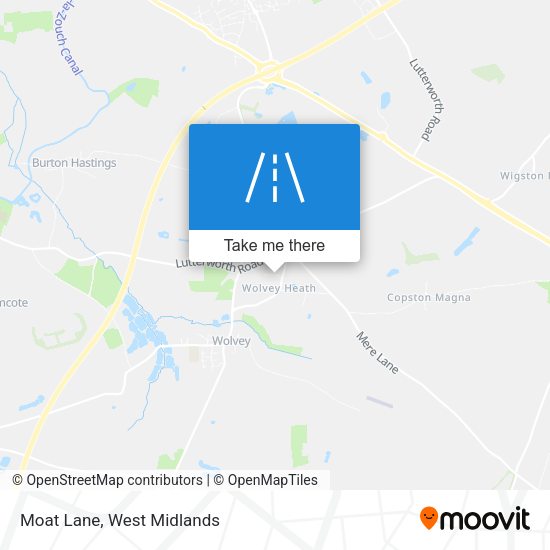Moat Lane map