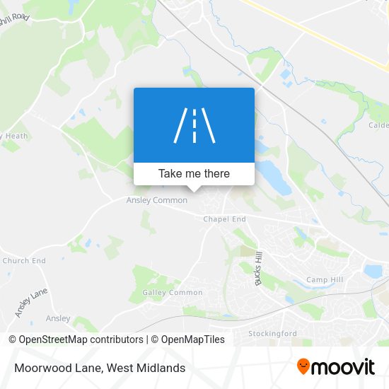 Moorwood Lane map