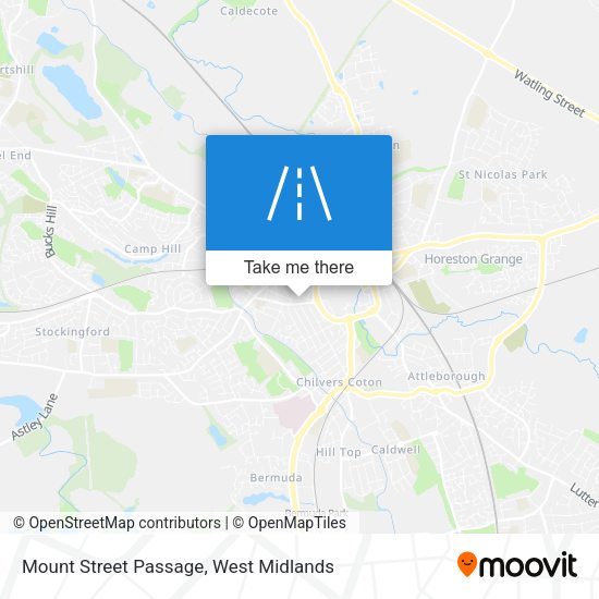 Mount Street Passage map