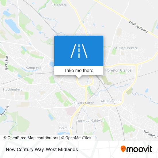 New Century Way map