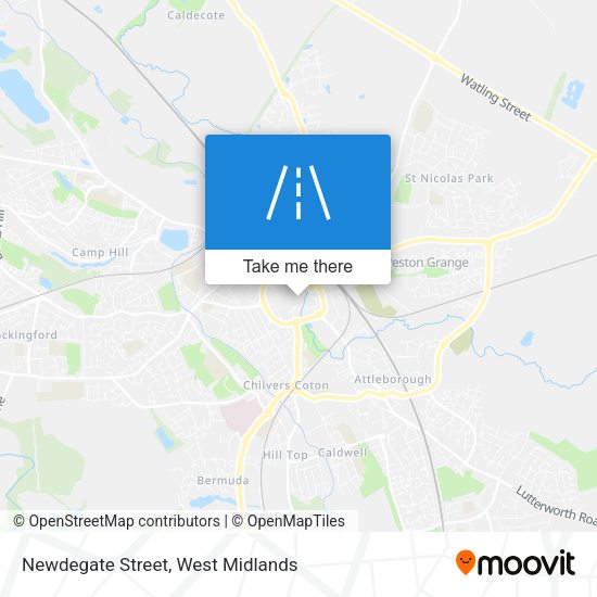 Newdegate Street map