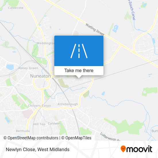 Newlyn Close map