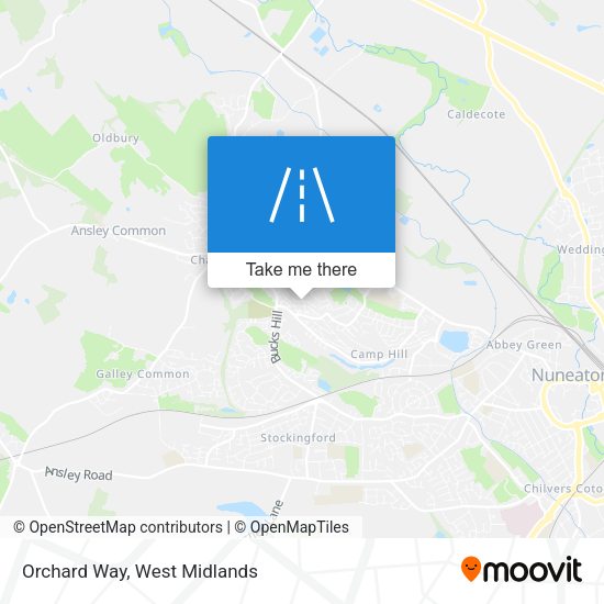 Orchard Way map
