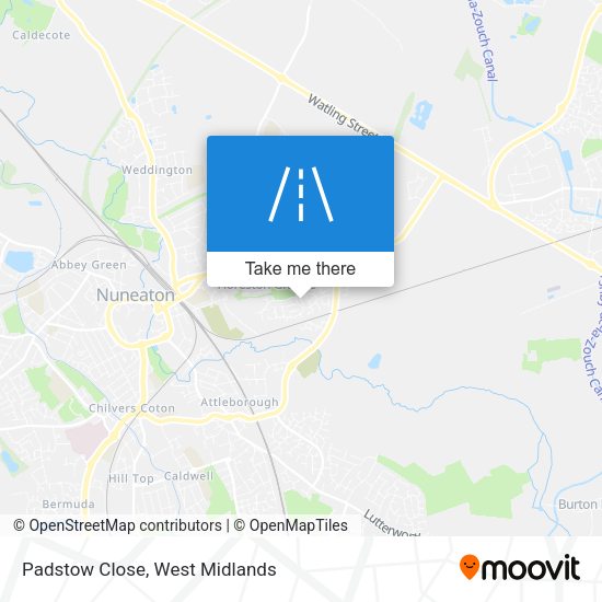 Padstow Close map