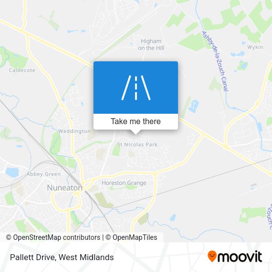 Pallett Drive map
