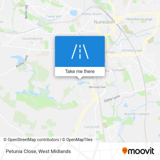 Petunia Close map