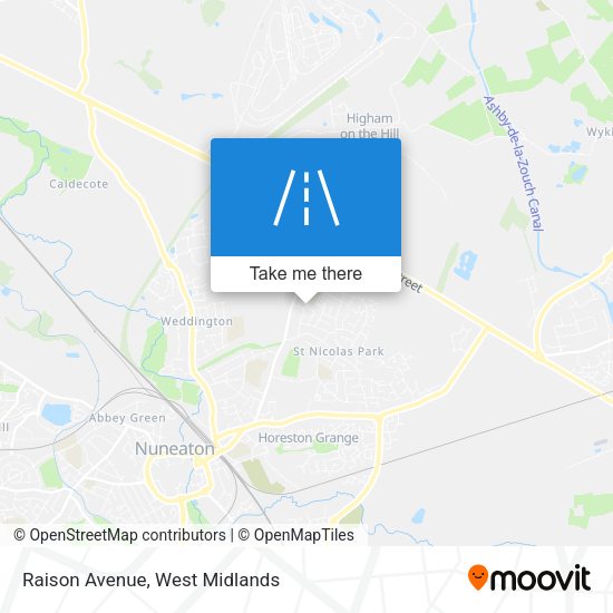 Raison Avenue map