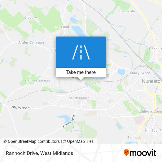 Rannoch Drive map