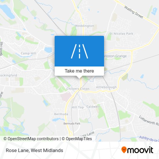 Rose Lane map