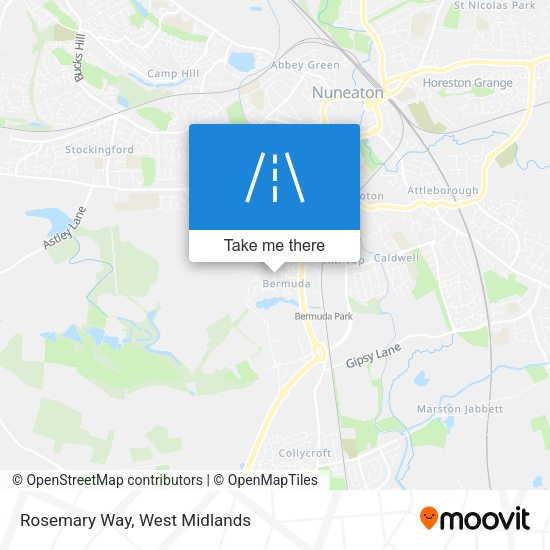 Rosemary Way map