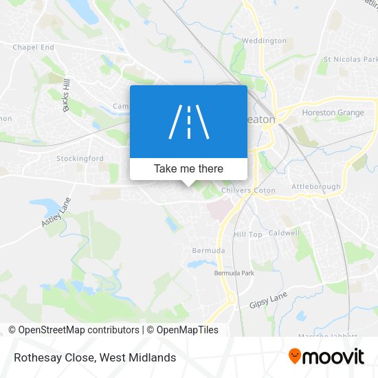 Rothesay Close map
