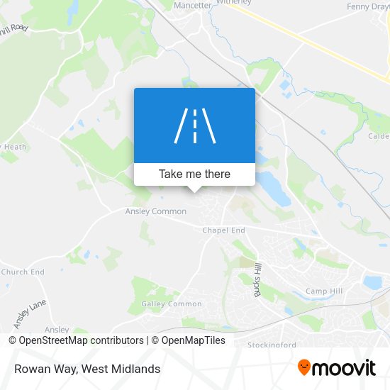 Rowan Way map
