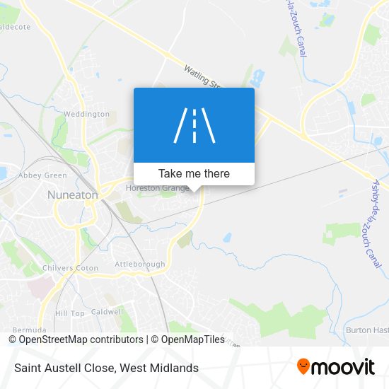 Saint Austell Close map