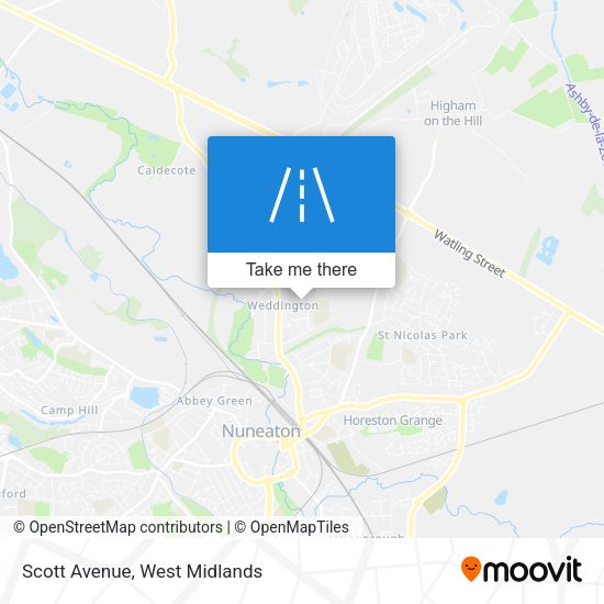 Scott Avenue map