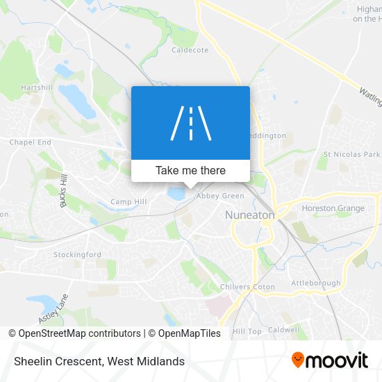 Sheelin Crescent map
