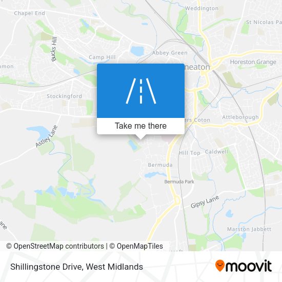 Shillingstone Drive map