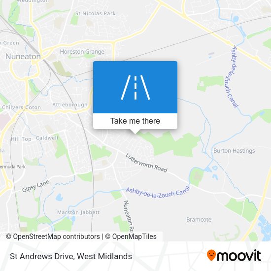 St Andrews Drive map